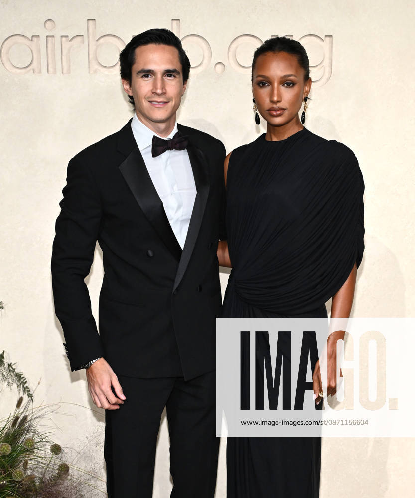 Airbnb.org Gala Juan David Borrero and Jasmine Tookes arriving to the airbnb.org Gala 2026 held at Milk Studios on October 28, 2026 in Hollywood, CA. Hollywood Milk Studios California USA