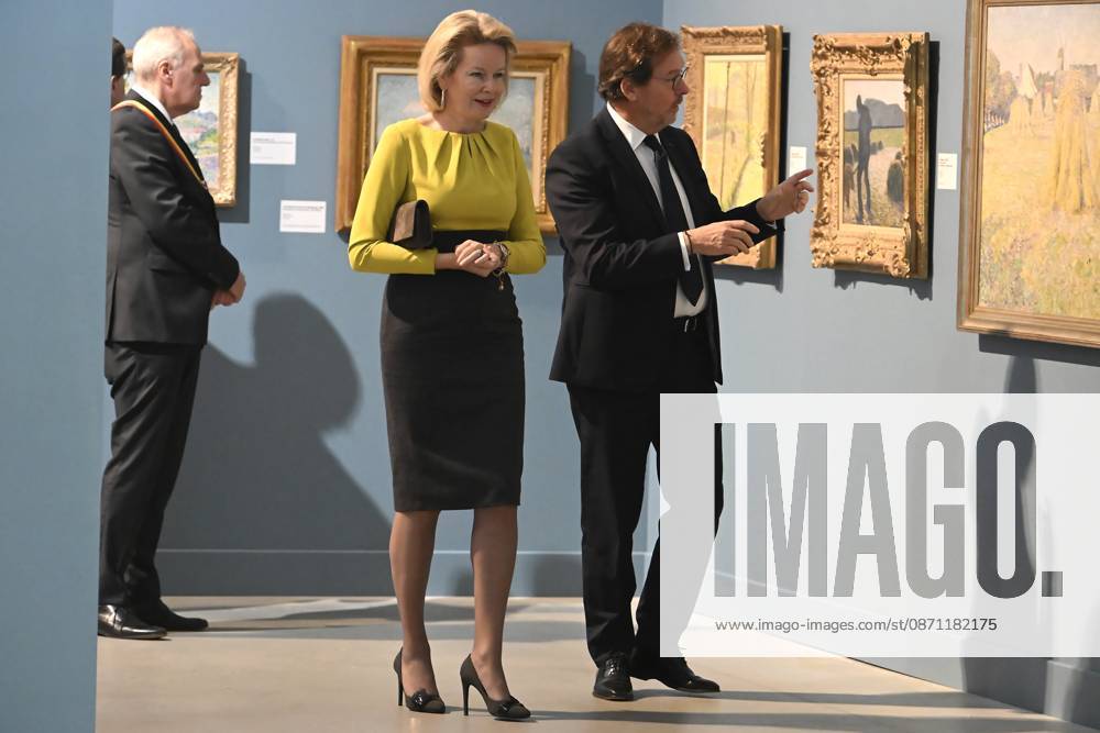 The Queen Visits La Boverie LIEGE, BELGIUM - OCTOBER 29 : Queen Mathilde visits the exhibition Impressionism: A Belgian Story at La Boverie in Liège. Through some 150 works, this exhibition highlights Belgian Impressionism, its ties to the great French masters, and the way Belgian artists revolutionized the depiction of reality through their use of light and color. Among other works, the Queen views pieces by Franz Courtens, Anna Boch, and Théo Van Rysselberghethree key figures of Belgian Impressionism. .on October 29, 2026 in Liege, Belgium, 29 10 2026 Liege Belgium