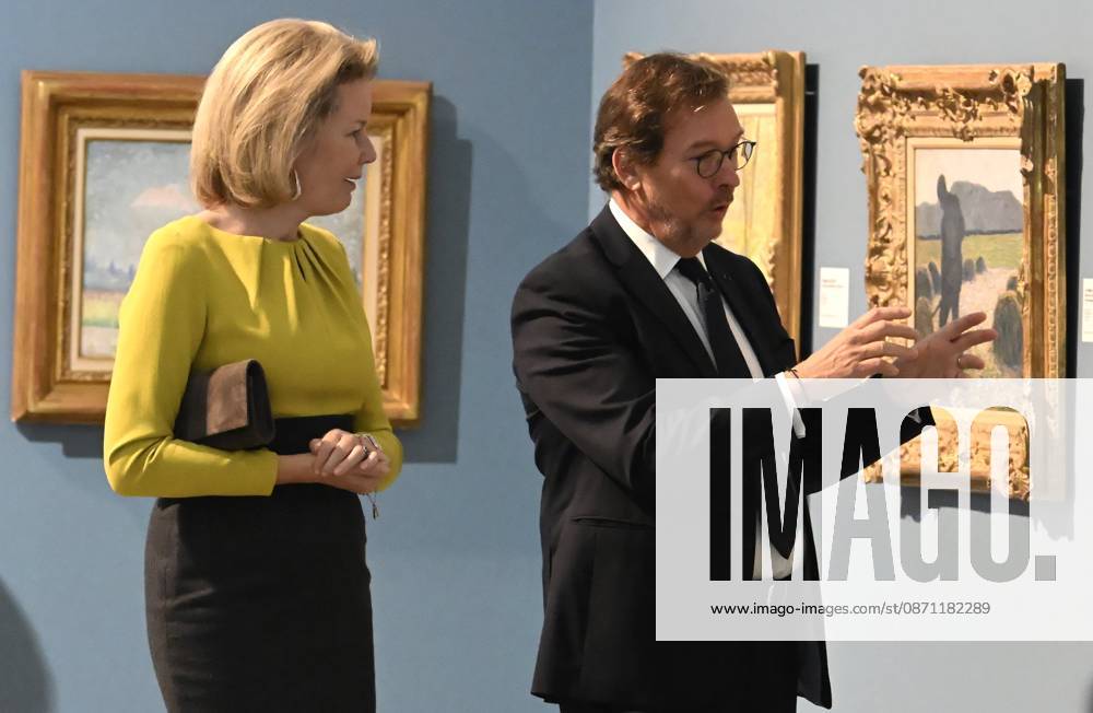 The Queen Visits La Boverie LIEGE, BELGIUM - OCTOBER 29 : Queen Mathilde visits the exhibition Impressionism: A Belgian Story at La Boverie in Liège. Through some 150 works, this exhibition highlights Belgian Impressionism, its ties to the great French masters, and the way Belgian artists revolutionized the depiction of reality through their use of light and color. Among other works, the Queen views pieces by Franz Courtens, Anna Boch, and Théo Van Rysselberghethree key figures of Belgian Impressionism. .on October 29, 2026 in Liege, Belgium, 29 10 2026 Liege Belgium