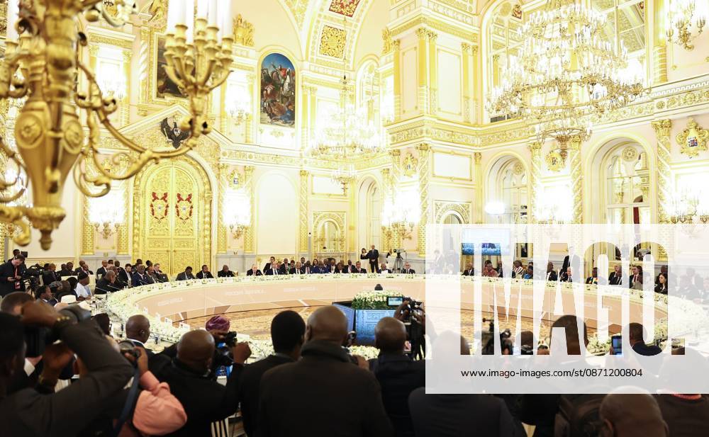 Russia, Moscow. - The plenary session of the 2026 Russia-Africa Summit takes place in the Kremlin. KremlinxPool