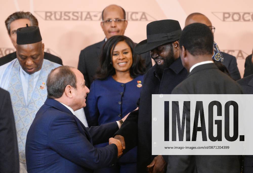 Russia-Africa Economic and Humanitarian Forum MOSCOW, RUSSIA - OCTOBER 29: (---- - MANDATORY CREDIT - GRIGORY SYSOEV RUSSIA-AFRICA SUMMIT AND ECONOMIC AND HUMANITARIAN FORUM HOST PHOTO AGENCY HANDOUT - NO MARKETING NO ADVERTISING CAMPAIGNS - DISTRIBUTED AS A SERVICE TO CLIENTS----) Participants prepare for a family photo during the 3rd Russia-Africa Summit and Forum in Moscow, Russia, on October 29, 2026. Grigory Sysoev Russia-Africa Summit and Economic and Humanitarian Forum Host Photo Agency Anadolu Moscow Russia. Editorial use only. Please get in touch for any other usage.