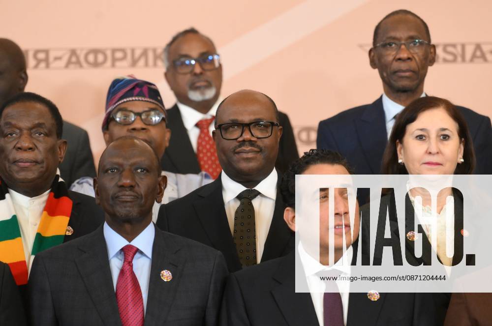 Russia-Africa Economic and Humanitarian Forum MOSCOW, RUSSIA - OCTOBER 29: (---- - MANDATORY CREDIT - GRIGORY SYSOEV RUSSIA-AFRICA SUMMIT AND ECONOMIC AND HUMANITARIAN FORUM HOST PHOTO AGENCY HANDOUT - NO MARKETING NO ADVERTISING CAMPAIGNS - DISTRIBUTED AS A SERVICE TO CLIENTS----) Participants prepare for a family photo during the 3rd Russia-Africa Summit and Forum in Moscow, Russia, on October 29, 2026. Grigory Sysoev Russia-Africa Summit and Economic and Humanitarian Forum Host Photo Agency Anadolu Moscow Russia. Editorial use only. Please get in touch for any other usage.