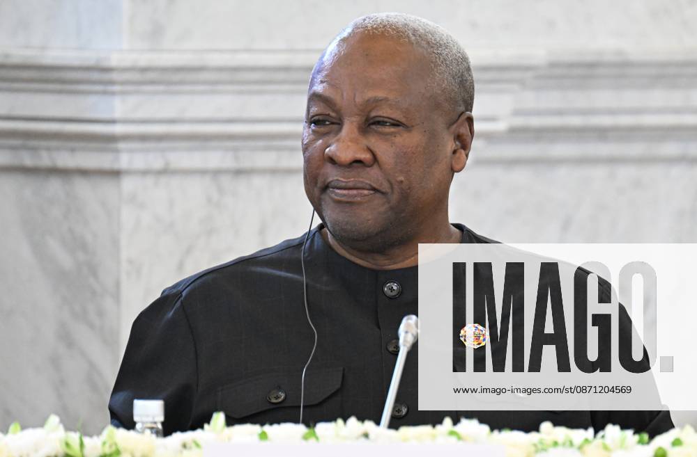 Russia–Africa Summit and Forum MOSCOW, RUSSIA - OCTOBER 29: (---- - MANDATORY CREDIT - MAKSIM BLINOV RUSSIA-AFRICA SUMMIT AND ECONOMIC AND HUMANITARIAN FORUM HOST PHOTO AGENCY HANDOUT - NO MARKETING NO ADVERTISING CAMPAIGNS - DISTRIBUTED AS A SERVICE TO CLIENTS----) Ghanaian President John Dramani Mahama attends the plenary session of the 3rd Russia-Africa Summit in Moscow, Russia, on October 29, 2026. Maksim Blinov Russia-Africa Summit and Economic and Humanitarian Forum Host Photo Agency Anadolu Moscow Russia. Editorial use only. Please get in touch for any other usage.