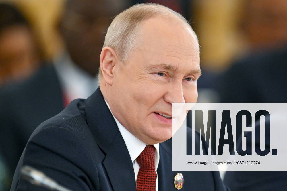 Russia-Africa Summit Plenary Session 9276943 29.10.2026 Russian President Vladimir Putin speaks at the plenary session of the 3rd Russia-Africa Summit in Moscow. Yuri Kochetkov Sputnik Crediting the source in the following order photographer s name Russia-Africa Summit and Economic and Humanitarian forum host ÑÄhoto agency is mandatory when using the photo Moscow Russia