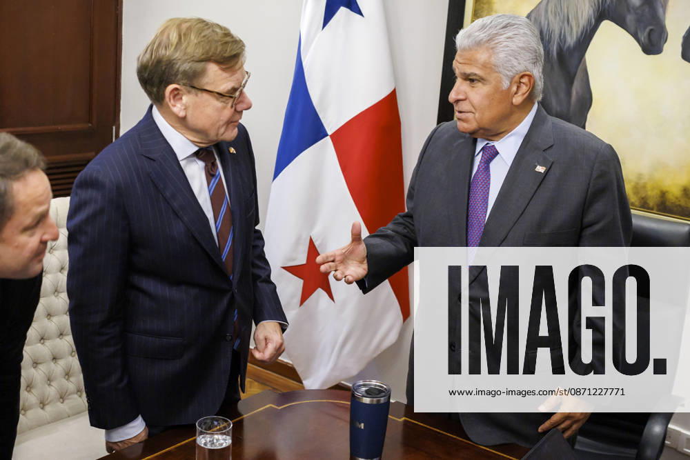 Johann Wadephul (CDU), Federal Minister of Foreign Affairs, visits Panama. Pictured here during a meeting with the President of the Republic of Panama, José Raúl Mulino Quintero, in Panama City, October 29, 2026. Photographed on behalf of the Federal Foreign Office, Panama City, Panama.
