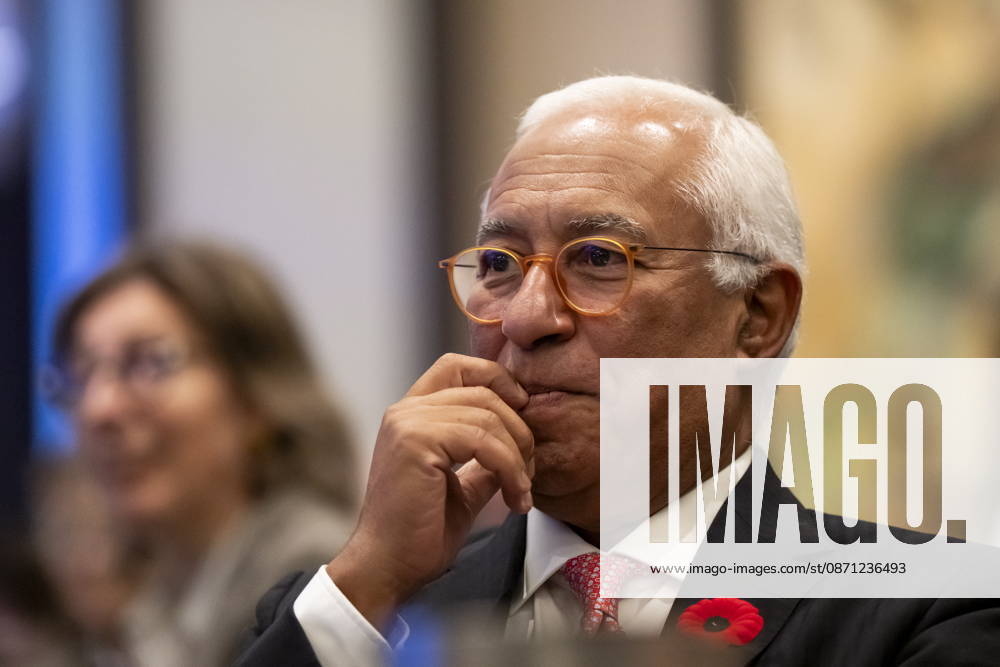 President of the European Council Antonio Costa looks on at a luncheon ahead of the Canada-EU Summit, in Montreal, on Thursday, Oct. 29, 2026. Montreal CANADA - ZUMAc35_ 20261029_zaf_c35_045
