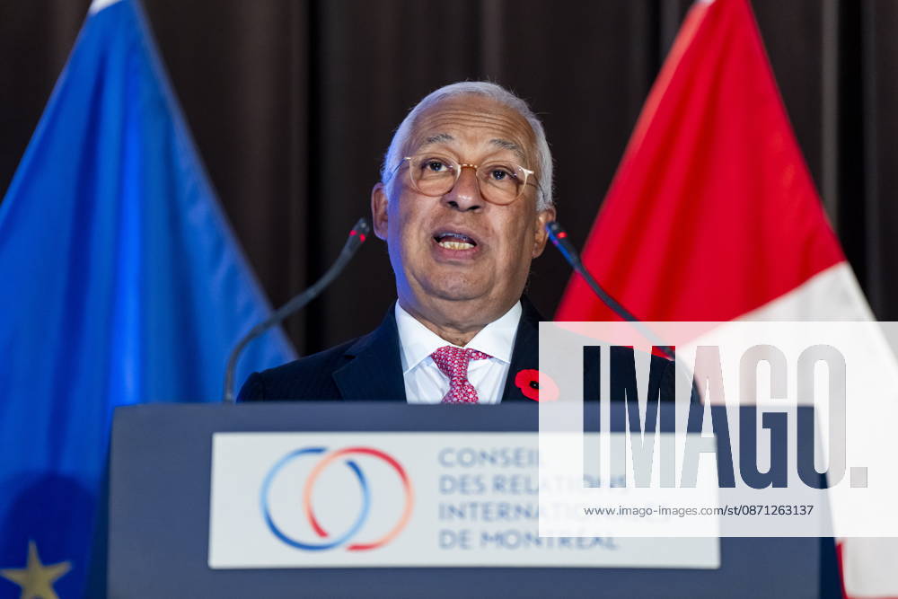 President of the European Council, Antonio Costa, gives remarks at a luncheon ahead of the Canada-EU Summit, in Montreal, on Thursday, Oct. 29, 2026. Montreal CANADA - ZUMAc35_ 20261029_zaf_c35_135