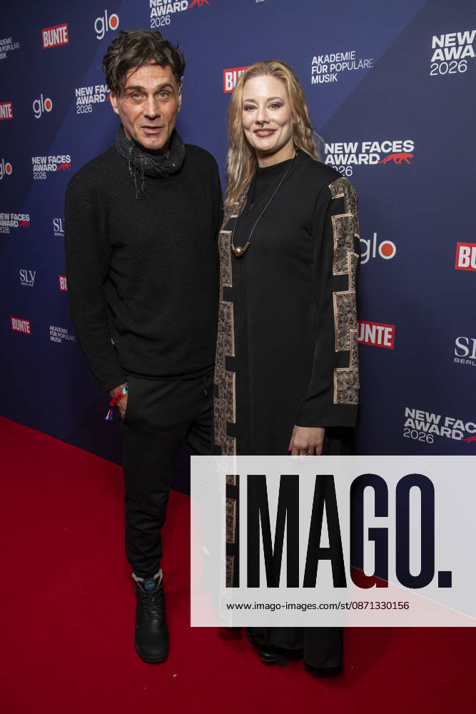 ABB NEWFACES Rainer Meifert and Renee Johanna Stul were guests at the BUNTE New Faces Award Music 2026 at Cafe Moskau on October 29, 2026, in Berlin, Germany
