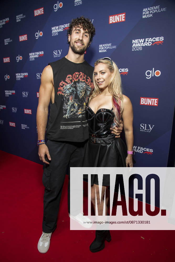 ABB NEWFACES Noah Folberth and Chany Dakota will be guests at the BUNTE New Faces Award Music 2026 at Cafe Moskau on October 29, 2026, in Berlin, Germany