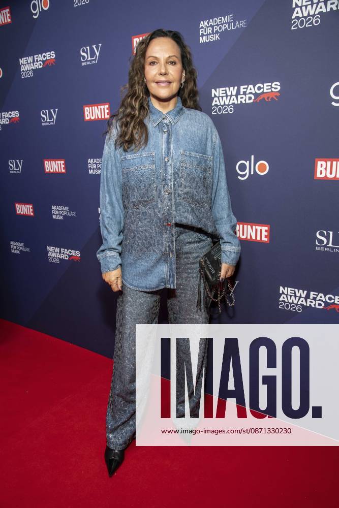 ABB NEWFACES: Natascha Ochsenknecht as a guest at the BUNTE New Faces Award Music 2026 at Cafe Moskau on October 29, 2026, in Berlin, Germany