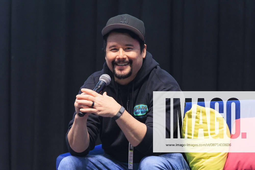 Johnny Yong Bosch speaks during a panel at the LA Comic Con on October 29, 2026 at the Los Angeles Convention Center in Los Angeles, California. ARIANA RUIZ PI Los Angeles USA - ZUMAp124 20261030_zaa_p124_014