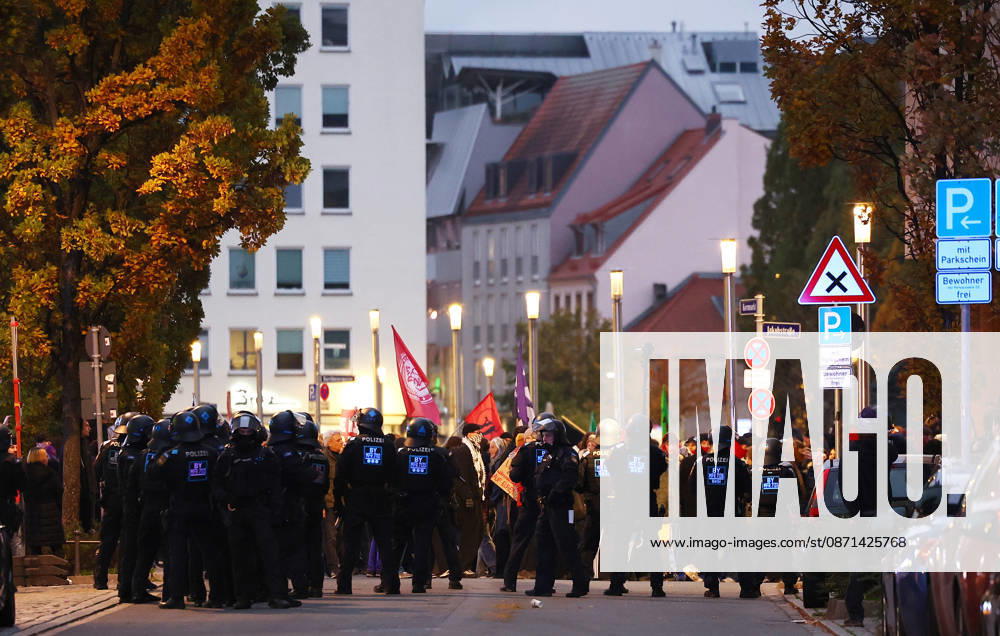 Generation Z nationwide demonstration Members of the Generation Z movement clash with the police during a nationwide demonstration at the White Tower (Weisser Turm) in Nuremberg, Germany. Thousands of young protesters took to the streets across 23 German cities to demand more political influence, better education, decisive climate action, and affordable living, while protesting against budget cuts and military conscription. October 31th, 2026 Photo by Davide Elias
