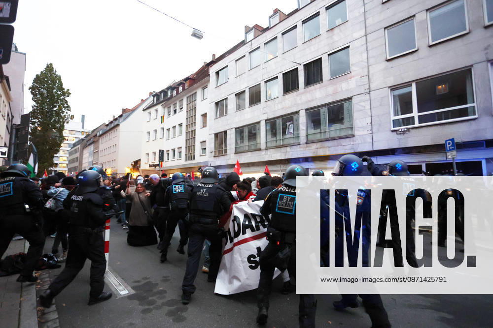Generation Z nationwide demonstration Members of the Generation Z movement clash with the policeduring a nationwide demonstration at the White Tower (Weisser Turm) in Nuremberg, Germany. Thousands of young protesters took to the streets across 23 German cities to demand more political influence, better education, decisive climate action, and affordable living, while protesting against budget cuts and military conscription. October 31th, 2026 Photo by Davide Elias
