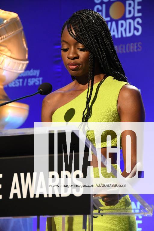 Beverly Hills, California - Danai Gurira . 2018 Golden Globes Nominations held at Beverly Hilton Hotel. Photo Credit: Birdie Thompson AdMedia 233097 2018-12-06 CA Beverly Hills Etats-Unis