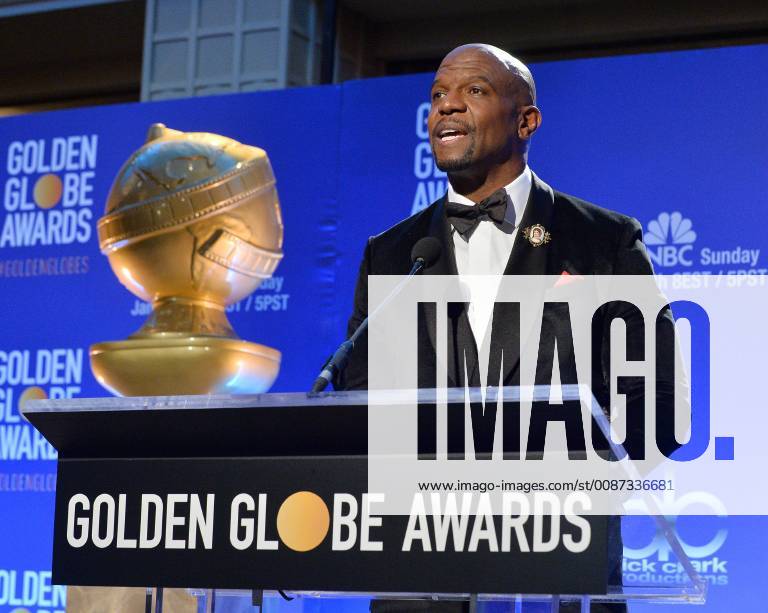 Actor Terry Crews announces the nominees for the 76th annual Golden Globe Awards at the Beverly Hilton Hotel in Beverly Hills, California on December 6, 2018. LAP2018120602 JIMxRUYMEN
