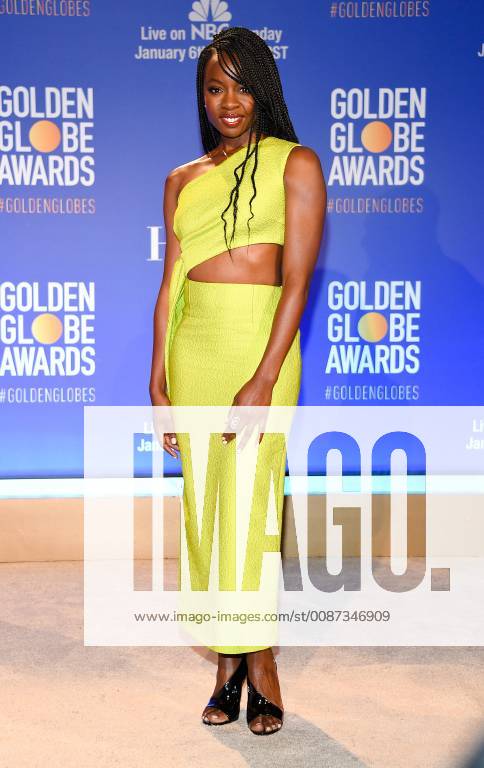Danai Gurira arriving at the 76th Annual Golden Globe Nominations in Beverly Hills, California - Dec 6, 2018 - Golden Globe Nominations 2018, Beverly Hills California United States Beverly Hilton Hotel