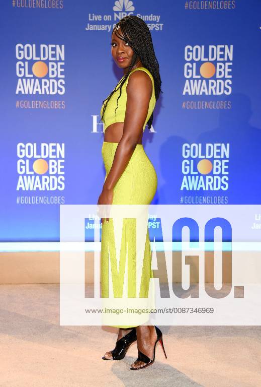 Danai Gurira arriving at the 76th Annual Golden Globe Nominations in Beverly Hills, California - Dec 6, 2018 - Golden Globe Nominations 2018, Beverly Hills California United States Beverly Hilton Hotel