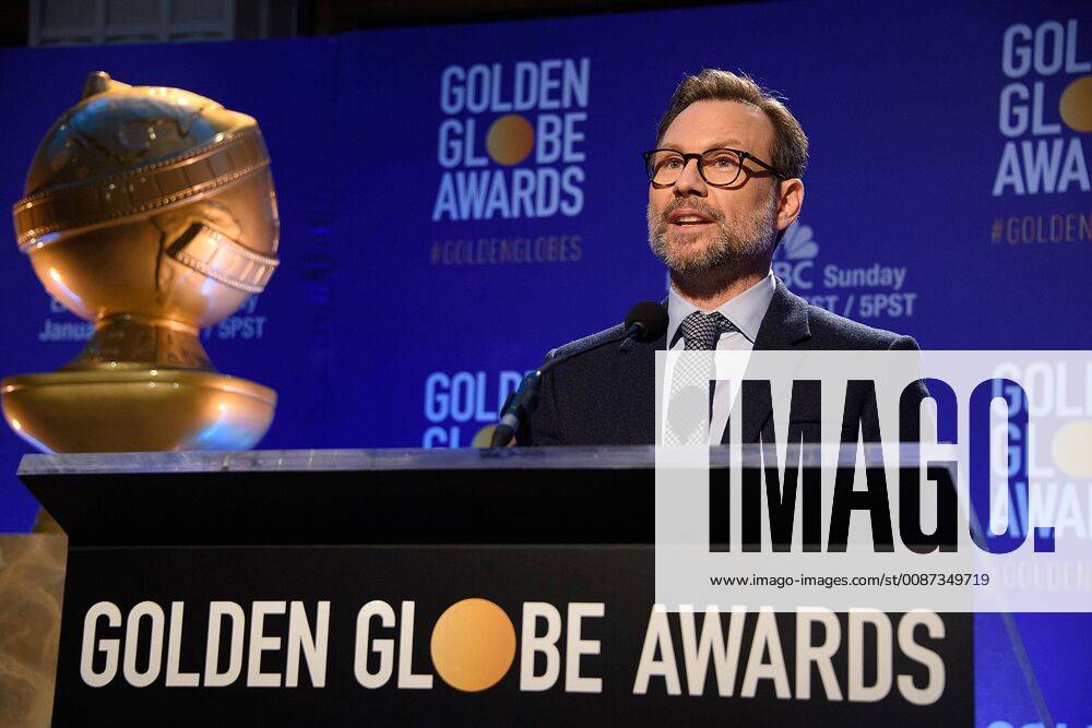Beverly Hills, California, U.S - Christian Slater at the 76th annual Golden Globe Awards nominations on Thursday December 6, 2018 from the Beverly Hilton Hotel in Beverly Hills, CA. The 76th Golden Globes are set to air on NBC on January 6, 2019. Beverly Hills U.S. - ZUMAp124 20181206_zaa_p124_009
