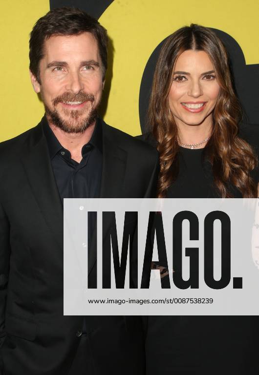 BEVERLY HILLS, CA - December 11: Christian Bale and Sibi Blazic at the Vice World Premiere at the Academy of Motion Picture Arts & Sciences in Beverly Hills, California on December 11, 2018.