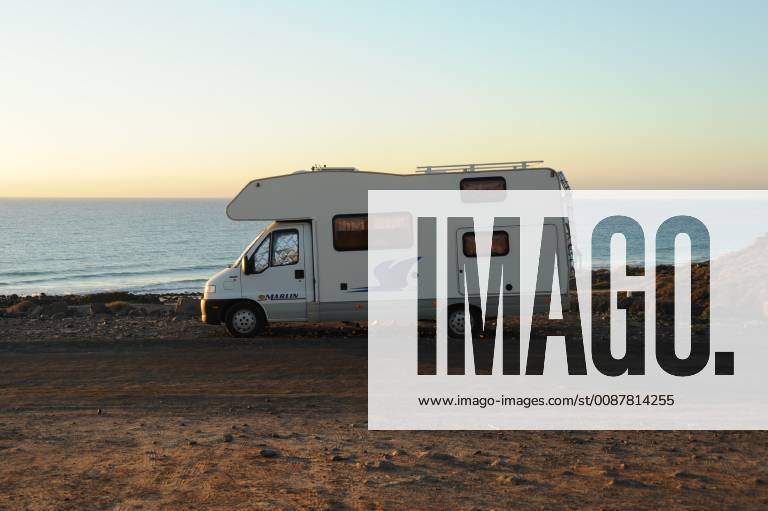 Vanlife Motorhome on Fuerteventura Fuerte Canary Islands Spain