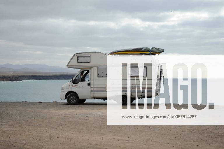 Vanlife Motorhome on Fuerteventura Fuerte Canary Islands Spain