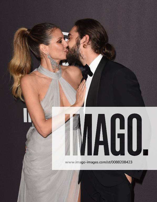 BEVERLY HILLS, CA - JANUARY 06: Heidi Klum (L) and Tom Kaulitz attend the 2019 InStyle and Warner Bros. 76th Annual Golden Globe Awards Post-Party at The Beverly Hilton Hotel on January 6, 2019 in Beverly Hills, California. Photo: imageSPACE MediaPunch