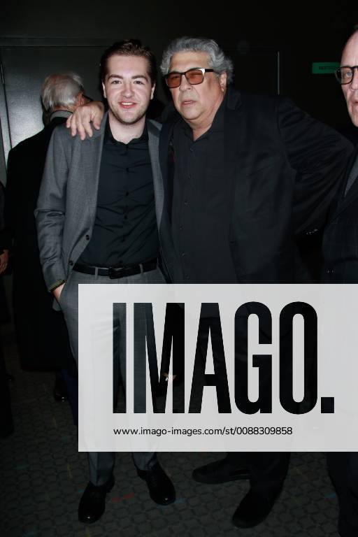 NEW YORK, NY - JANUARY 9: Michael Gandolfini and Vincent Pastore at The Sopranos 20th Anniversary Panel Discussion at SVA Theater on January 9, 2019 in New York City.