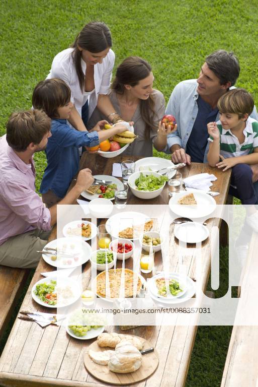 Family and friends gather for weekend picnic