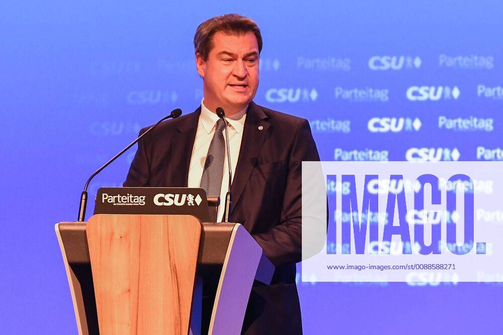 Inaugural speech by Dr Markus Soeder MdL Bavarian State Premier Party Congress of the Christian Social Union CSU on 19 01 2019 in Munich Munich Bavaria Germany
