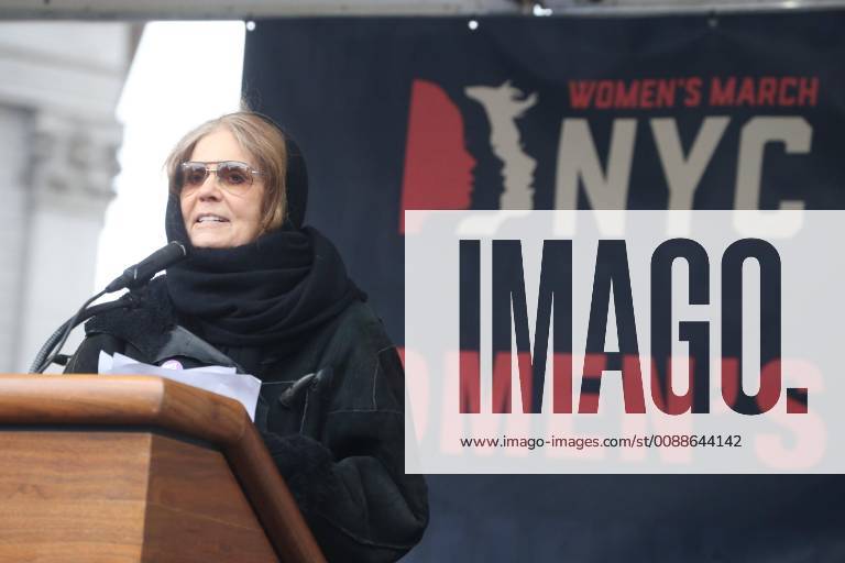 Berühmte Feministinnen, Gloria Steinem January 19, 2019 - New York, NY, USA - January 19, 2019 - Women s Ralley In Foley Square. Gloria Steinem spoke at the rally. ..NYC PAPERS OUT! New York USA - ZUMAh16_ 20190119_zaf_h16_100