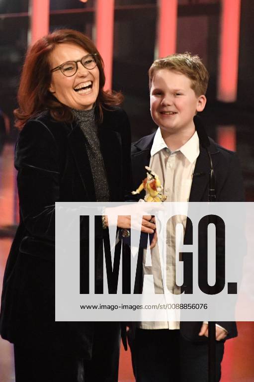 Caroline Link and Julius Weckauf at the award ceremony of the 40 Bavarian Film Prize 2018 at the Prinzregententheater Munich 25 01 2019 Foto:xF.xFuturexImage