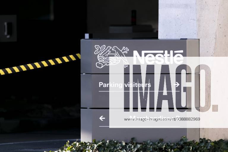 Vevey, Switzerland December 30, 2018 - Image of Swiss food giant s Nestle headquarters NESTLE, MULTINATIONALE SUISSE, ECONOMIE, LOGO, ILLUSTRATION, GENERIQUE, ILLUSTRATIF, INDUSTRIE AGROALIMENTAIRE, ENTREPRISE, VEVEY, CANTON DE VAUD, MARQUE, BUSINESS,