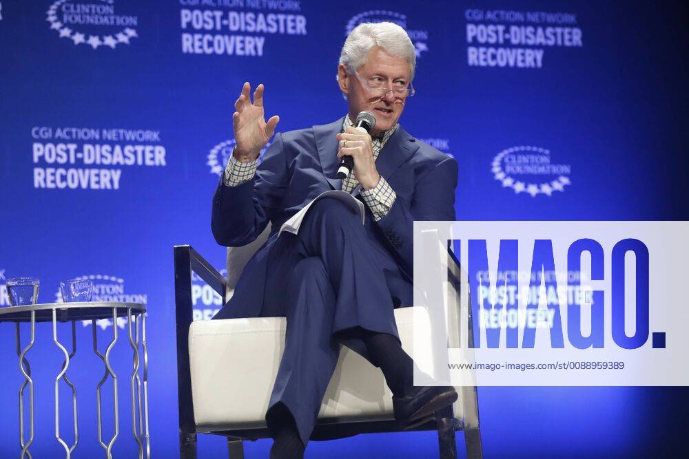 US former president Bill Clinton speaks during the official opening of the Clinton Global Initiative (CGI) in San Juan, Puerto Rico, 29 January 2019. Opening of the Clinton Global Initiative (CGI) in San Juan !ACHTUNG: NUR REDAKTIONELLE NUTZUNG!