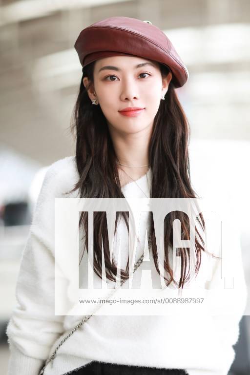 Chinese singer and actress Wang Feifei, known professionally as Fei, and a former member of South Korean girl group Miss A, arrives at the Shanghai Pudong International Airport in Shanghai, China, 31 January 2019. Handbag: Mademoiselle Longchamp Rock Fei shows off graceful and trendy look at Shanghai airport bjl6998293