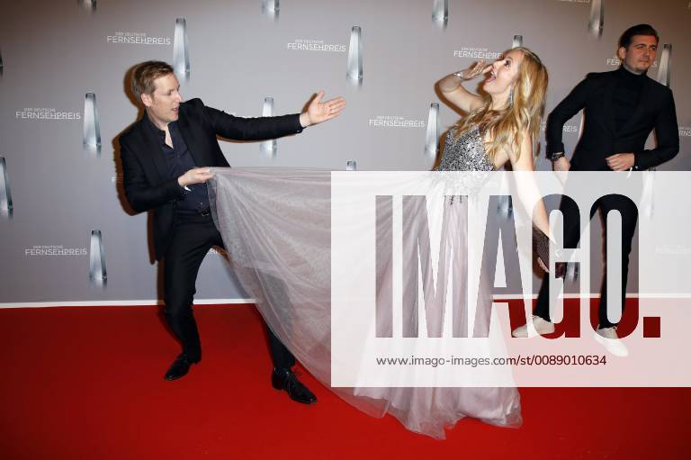Jan Hahn and Angela Finger Erben at the presentation of the German Television Award 2019 at the Düsseldorf Rheinterrasse Düsseldorf 31 01 2019 Foto:xS.xGabschx xFuturexImage
