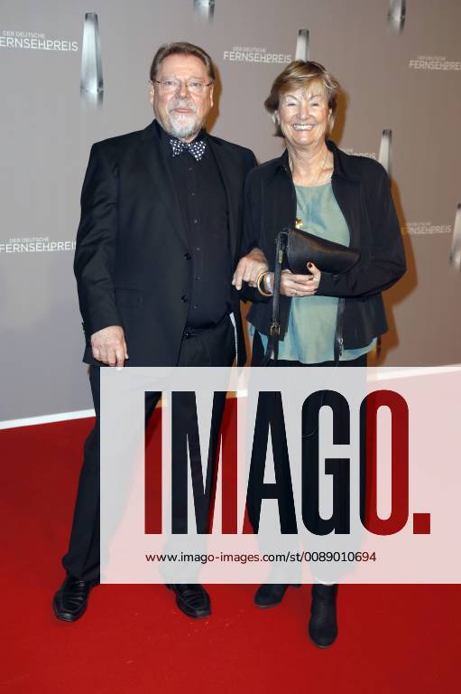 Jürgen von der Lippe with his partner Anne Dohrenkamp at the presentation of the German Television Award 2019 in Düsseldorfs Rheinterrasse Düsseldorf 31 01 2019 Foto:xS.xGabschx xFuturexImage