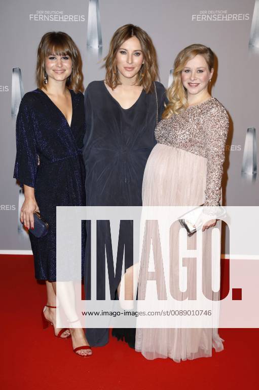 Cristina do Rego Jeannine Michaelsen and Jasmin Schwiers at the presentation of the German Television Award 2019 in Düsseldorfs Rheinterrasse Düsseldorf 31 01 2019 Foto:xS.xGabschx xFuturexImage
