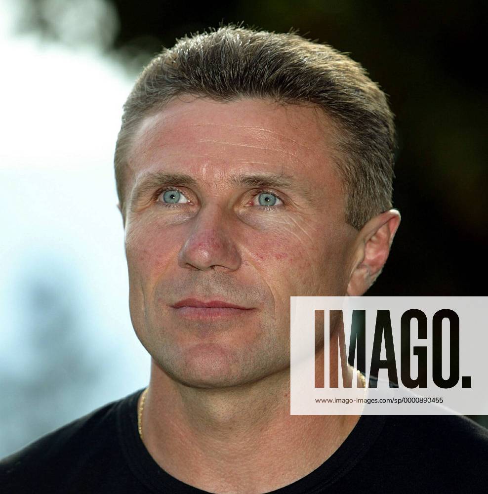Sergej Bubka (Ukraine) Leichtathletik Herren 75 Jahre Weltklasse in Zürich 2003, Jubiläum, 75jähriges, jähriges, Stab, Stabhoch, Stabhochsprung Porträt Zürich