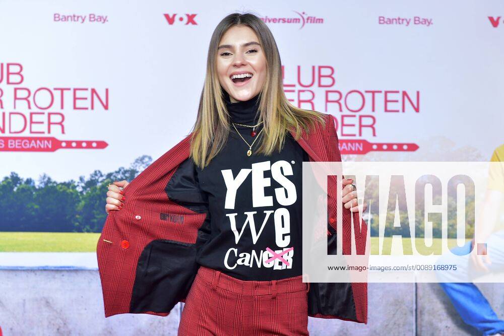 Premiere and Photocall Club of the red bands Stefanie Giesinger Arrival to the premiere and Photocall Club of the red bands how it all began at the KIno Zoo Palast in Berlin on 05 02 2019