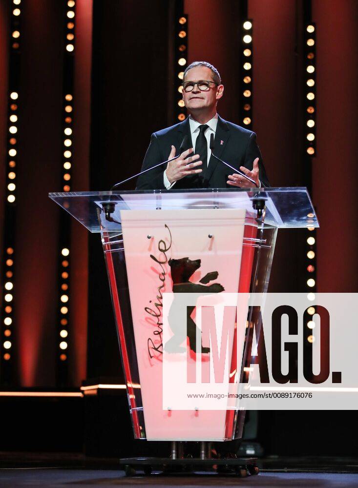 (190208) -- BERLIN, Feb. 8, 2019 (Xinhua) -- Mayor of Berlin Michael Mueller delivers a speech during the opening ceremony of the 69th Berlin International Film Festival in Berlin, capital of Germany, on Feb. 7, 2019. The 69th Berlin International Film Festival, also known as the Berlinale, kicked off here on Thursday and is scheduled to last until Feb. 17. (Xinhua Shan Yuqi) GERMANY-BERLIN-BERLINALE-OPENING