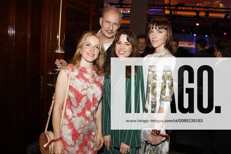 Paula Kalenberg Leander Haussmann Natalia Avelon and Kim Riedle at the Medienboard Party during the 69 Berlinale on 9 02 2019 in Berlin Medienboard Party during the Berlinale 2019 in Berlin