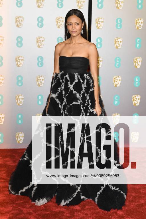 English actress Thandie Newton attends the EE British Academy Film Awards at The Royal Albert Hall in London FEBRUARY 10th 2019 PTYx19517