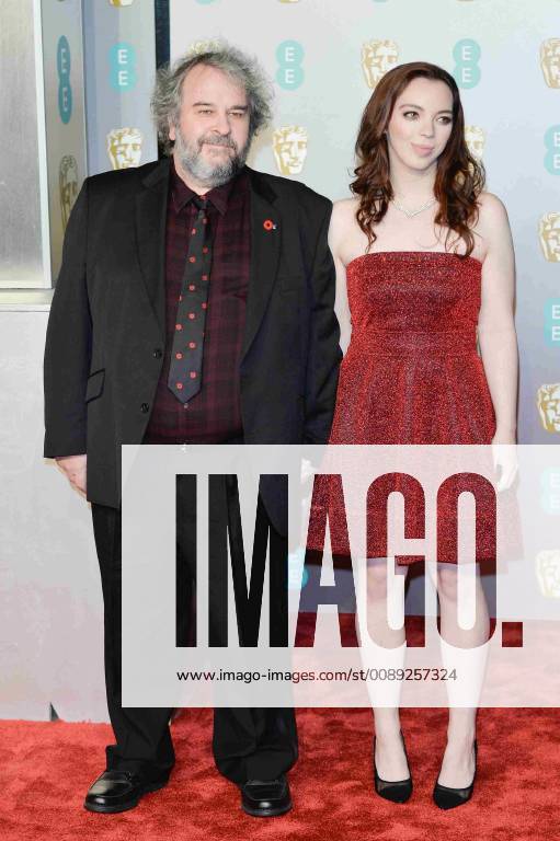 Peter Jackson and Katie Jackson at the 72nd British Academy Film Awards held at Albert Hall on February 10, 2019 in London, United Kingdom. Photo: imageSPACE MediaPunch
