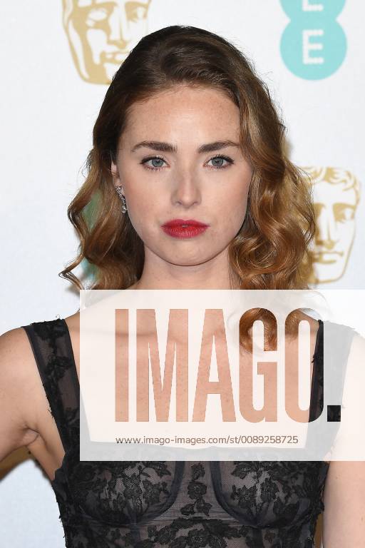 Freya Mavor attends the EE British Academy Film Awards at The Royal Albert Hall in London FEBRUARY 10th 2019 PTYx19517