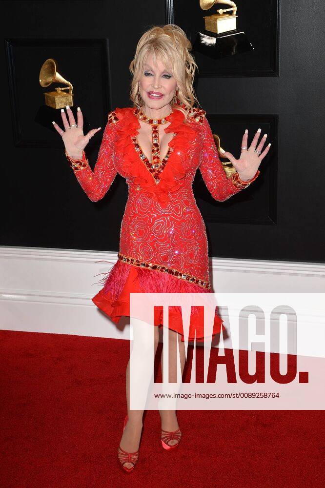 LOS ANGELES, CA - FEBRUARY 10: Dolly Parton at the 61st Annual Grammy Awards at the Staples Center in Los Angeles, California on February 10, 2019.