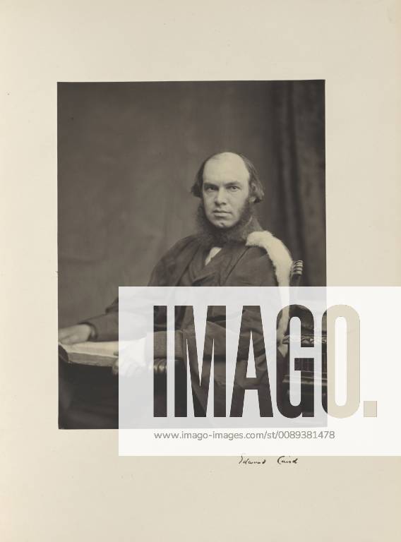 Edward Caird, B.A., Professor of Moral Philosophy; Thomas Annan (Scottish,1829 - 1887); Glasgow, Scotland; 1871; Carbon print; 21.2 × 16.4 cm (8 3,8 × 6 7,16 in.)
