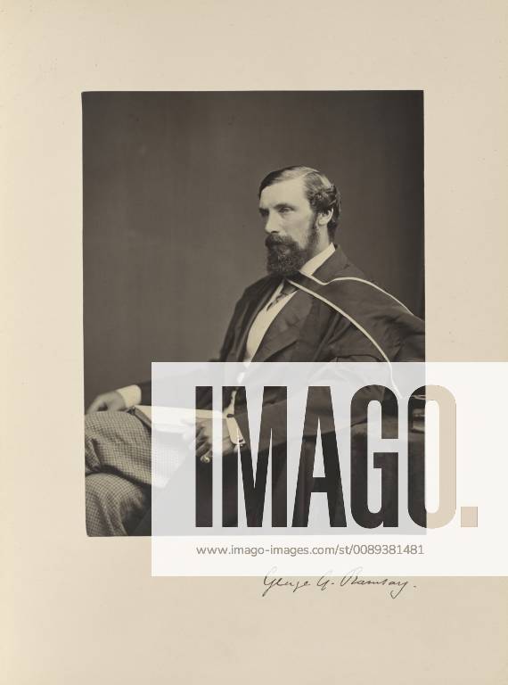 George G. Ramsay, M.A. Professor of Humanity; Thomas Annan (Scottish,1829 - 1887); Glasgow, Scotland; 1871; Carbon print; 21.4 × 16.5 cm (8 7,16 × 6 1,2 in.)