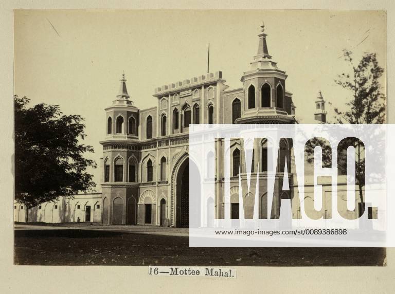 Mottee Mahal, The Lucknow album: containing a series of fifty photographic views of Lucknow and its environs together with a large sized plan of the city, Alli, Darogha Ubbas, Albumen print, 1874, Photograph number 17.