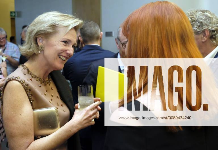 Princess Astrid of Belgium and AWEX CEO Pascale Delcomminette pictured at a briefing after the arrival of the Belgian delegation in Mexico city, Sunday 17 February 2019. Several federal and regional ministers accompany the princess on a economic mission to Mexico from 17 to 24 February. ERICxLALMAND 05532827