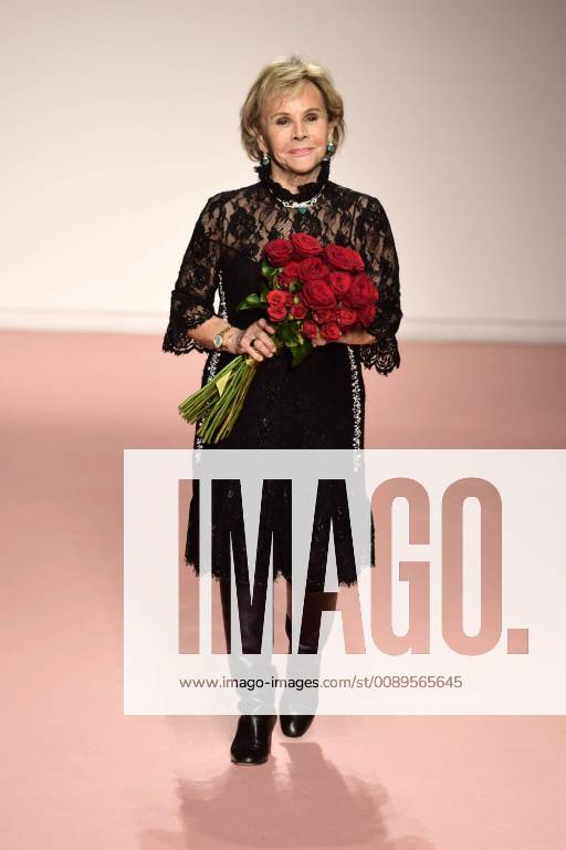 Milan Woman Fashion Week Fall Winter. 2019 2020 Blumarine fashion Show. Fashion Woman In the picture: the designer Anna Molinari